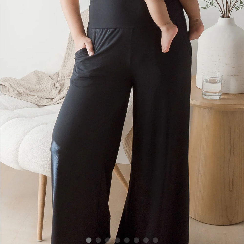 Kindred Bravely Black Wide Leg Jumpsuit
